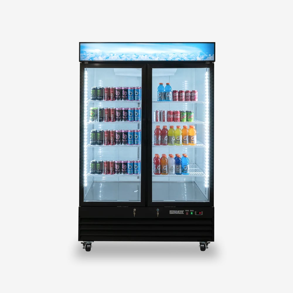 Glass door merchandiser
